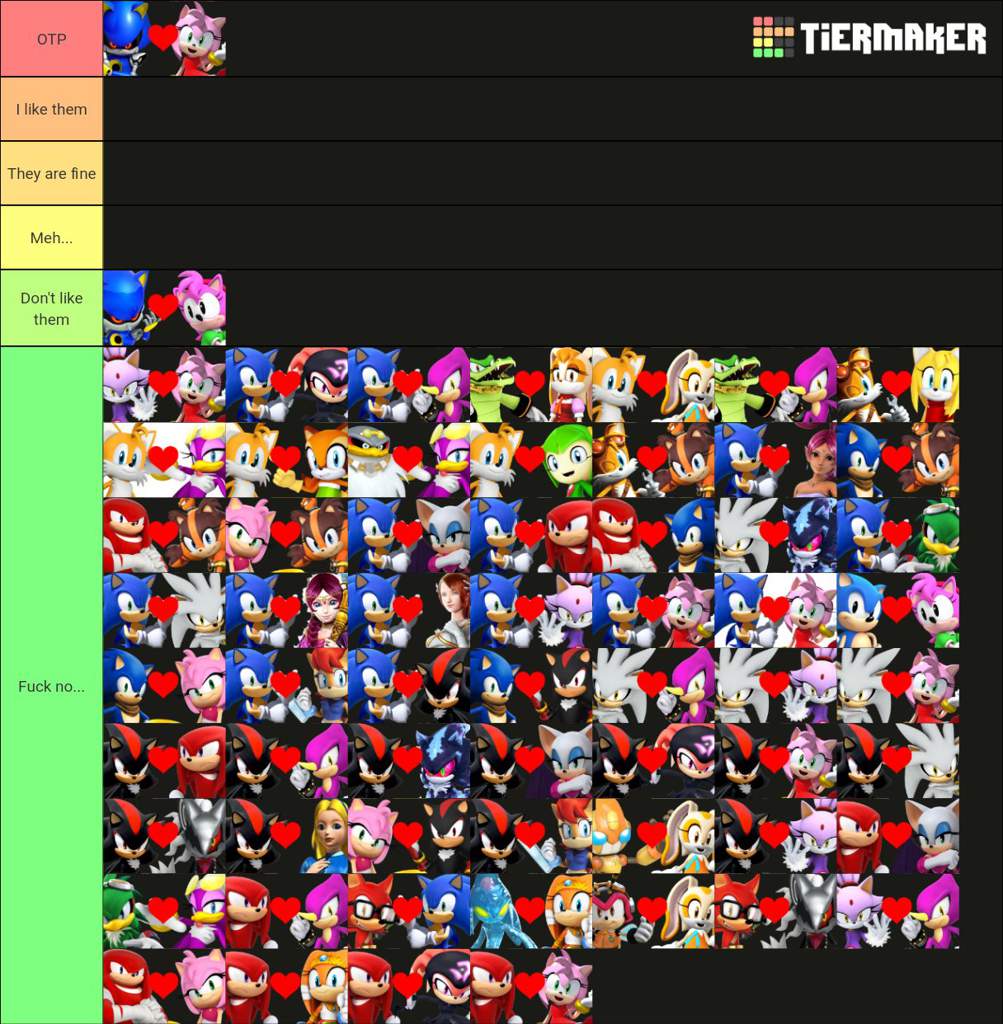 my-sonic-tier-list-sonic-the-hedgehog-amino