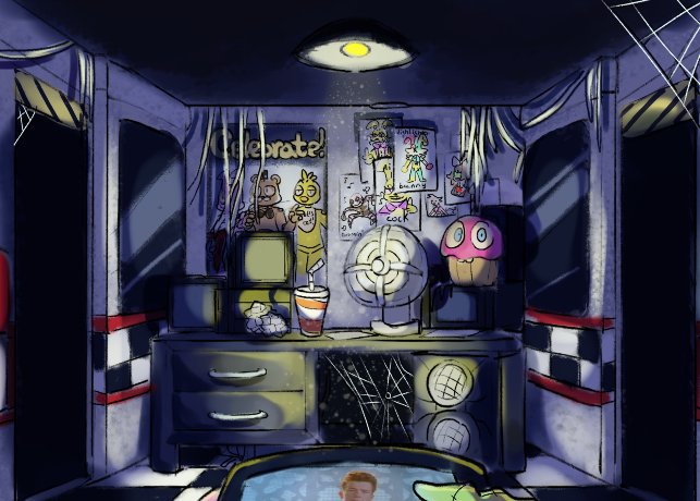 Fnaf 1 office except it's a bit different | Five Nights At Freddy's Amino