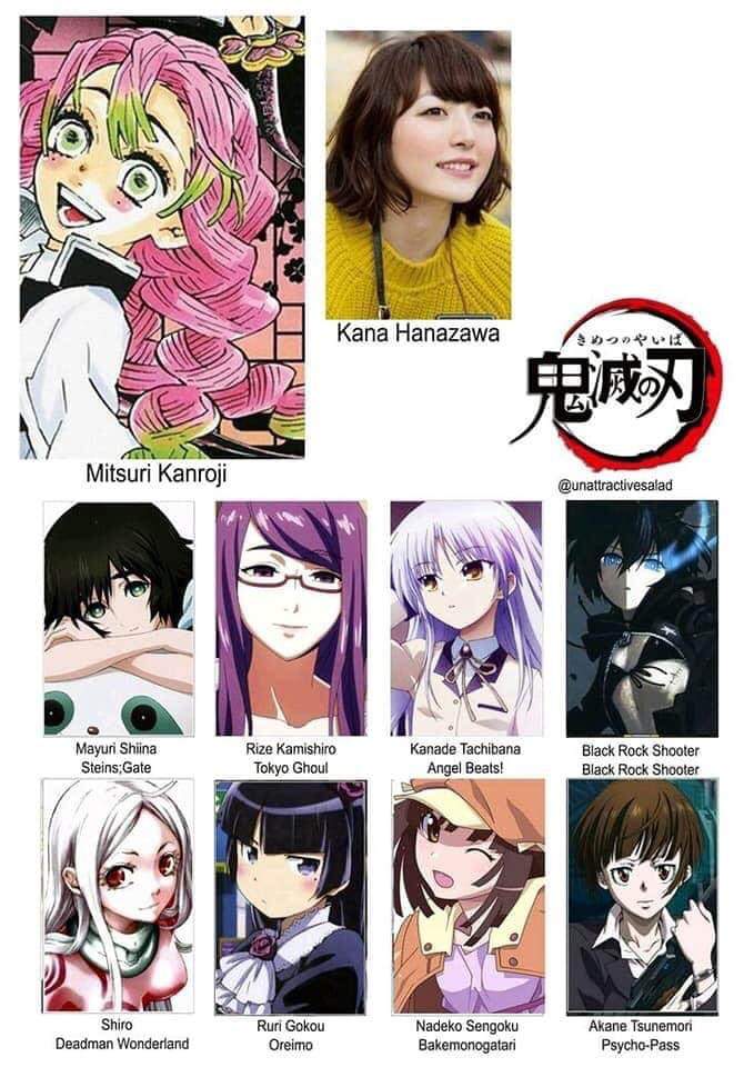 Kimetsu no Yaiba Voice Actors | Demon Slayer: Kimetsu No Yaiba Amino