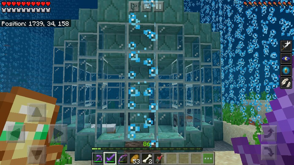 underwater house minecraft
