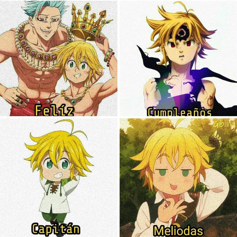 Un poco tarde disculpen,pero 🐲🔥 FELIZ CUMPLEAÑOS SR.MELIODAS 🔥🐲 ...