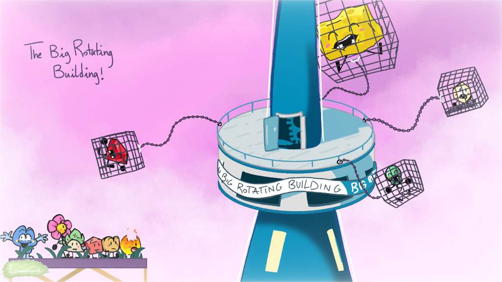 The Big Rotating Building! | BFDI💖 Amino