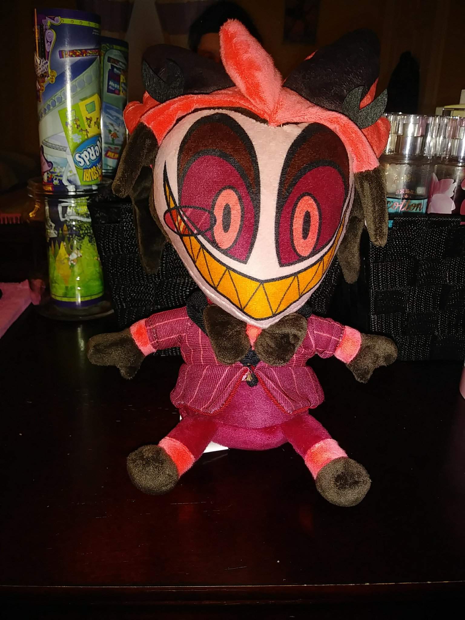 My Alastor plushie! 😍🦌♥️ | Hazbin Hotel (official) Amino