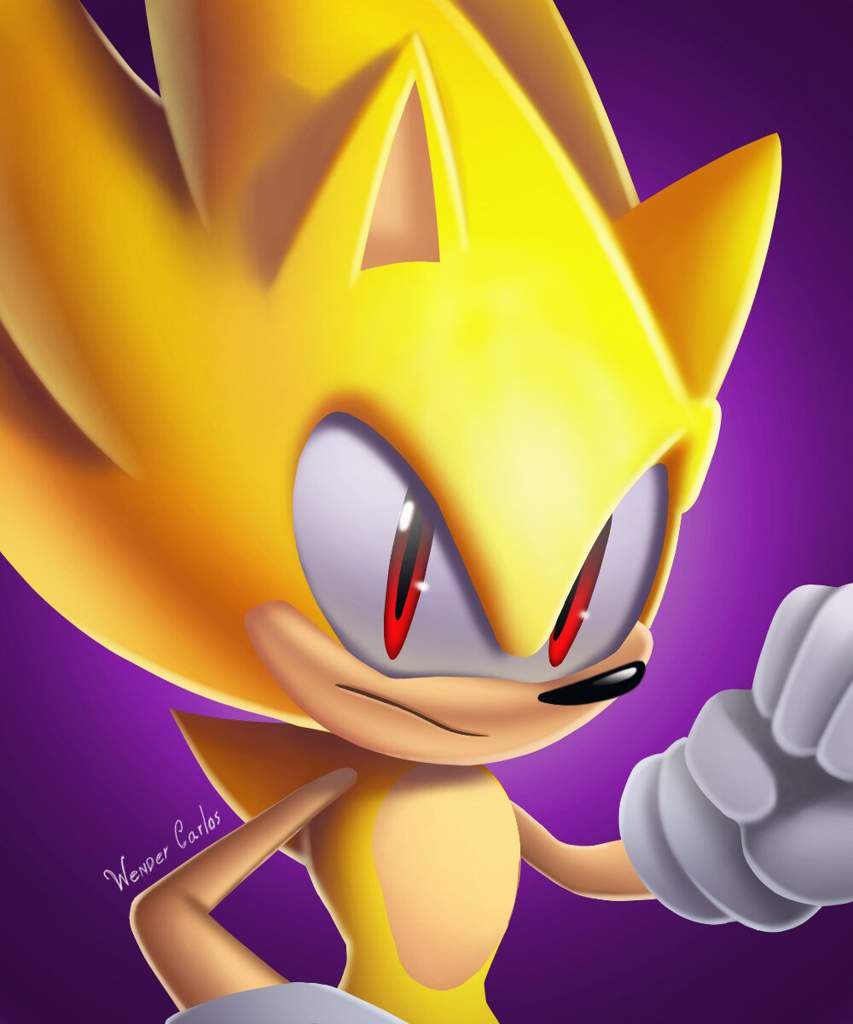 Super Sonic [FanArt] | Sonic Amino PT~BR© Amino