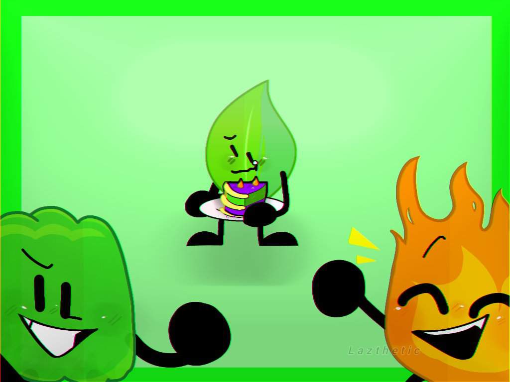 Happy birthday leafy!💜💜😼🍃 | BFDI💖 Amino