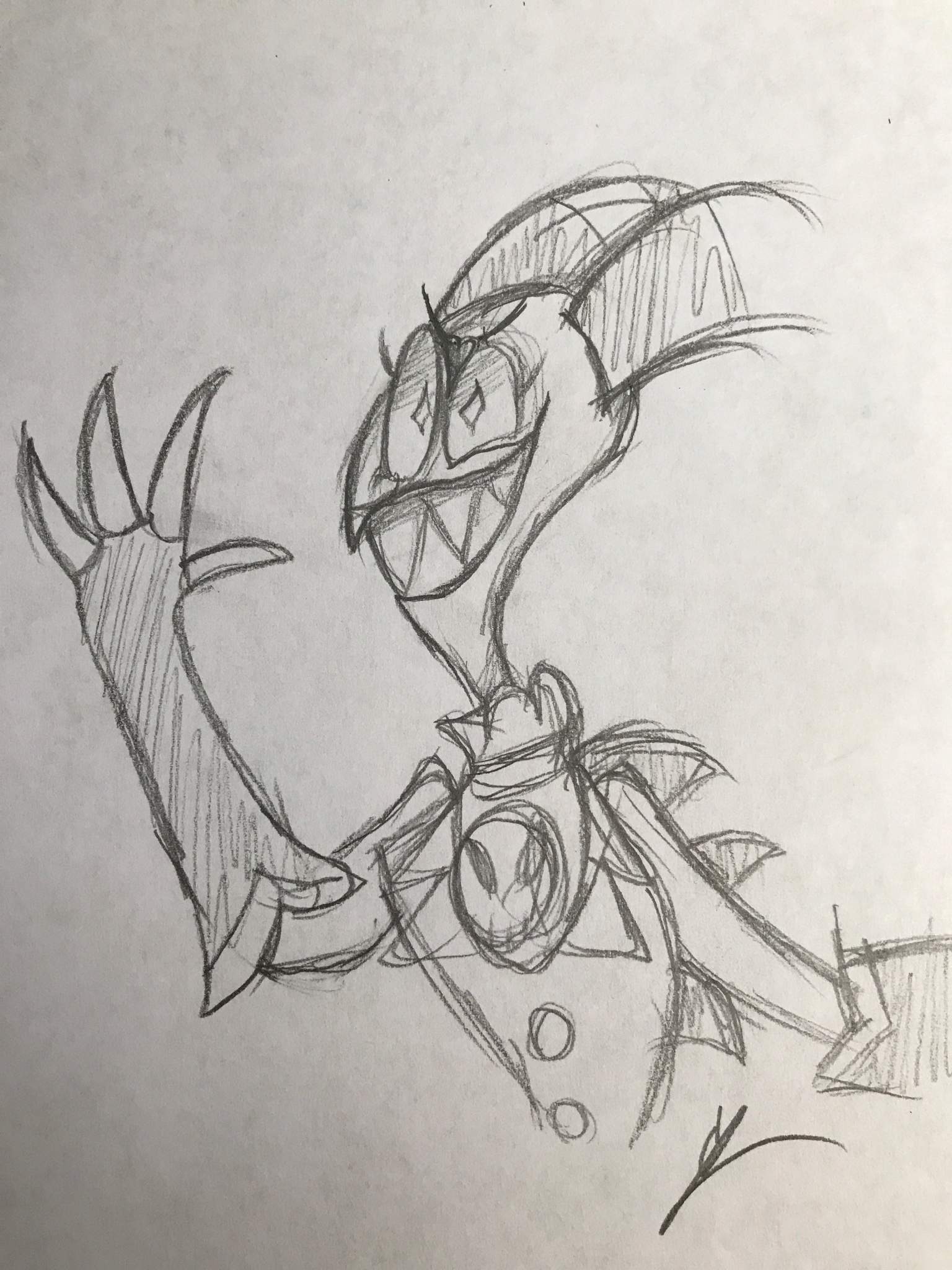 First time drawing blitzo | Hazbin Hotel (official) Amino