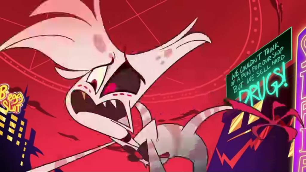 Cursed Angel Dust Screenshots | Hazbin Hotel (official) Amino