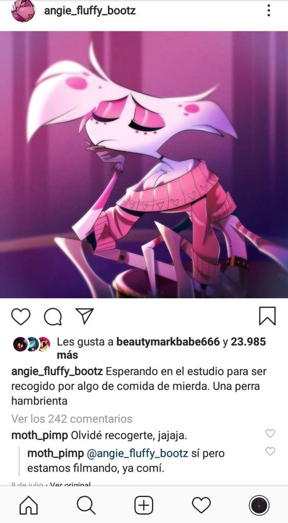 🕷️Angel Dust Instagram🐷 | Hazbin Hotel Amino! Español Amino