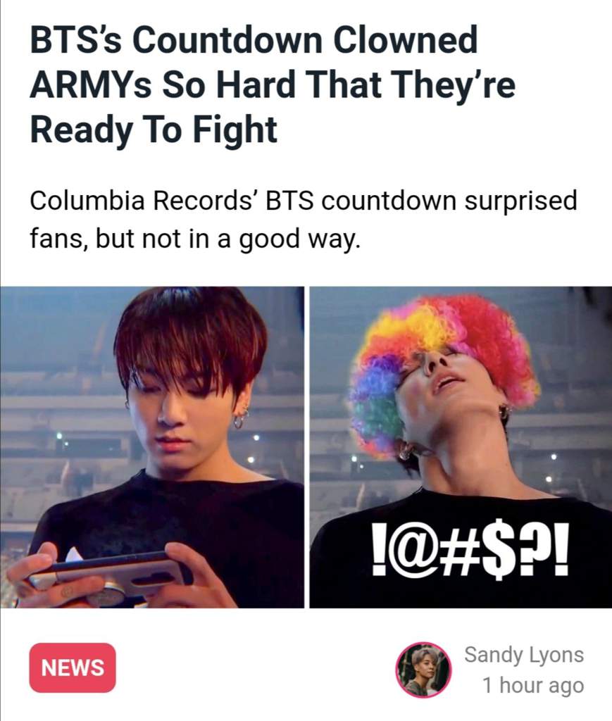 Firstcountdown We Got Clowned 🤡 Bts Amino