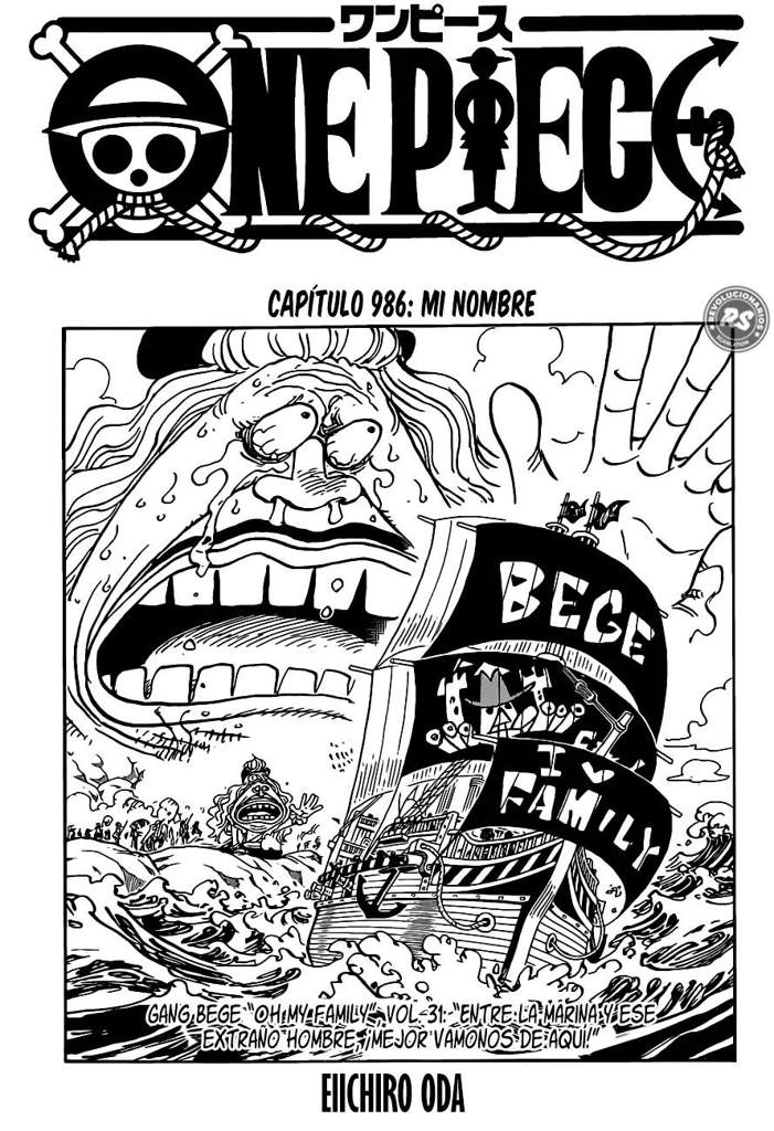 One Piece Manga 986 One Piece Amino