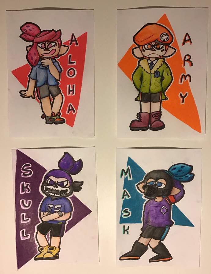 The S4 Splatoon Manga Characters Splatoon Amino