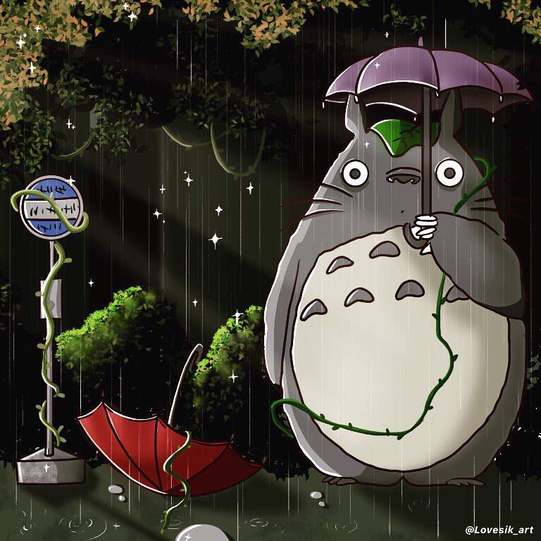 Totoro Screenshot Redraw 💫💕💖💖 | Anime Art Amino