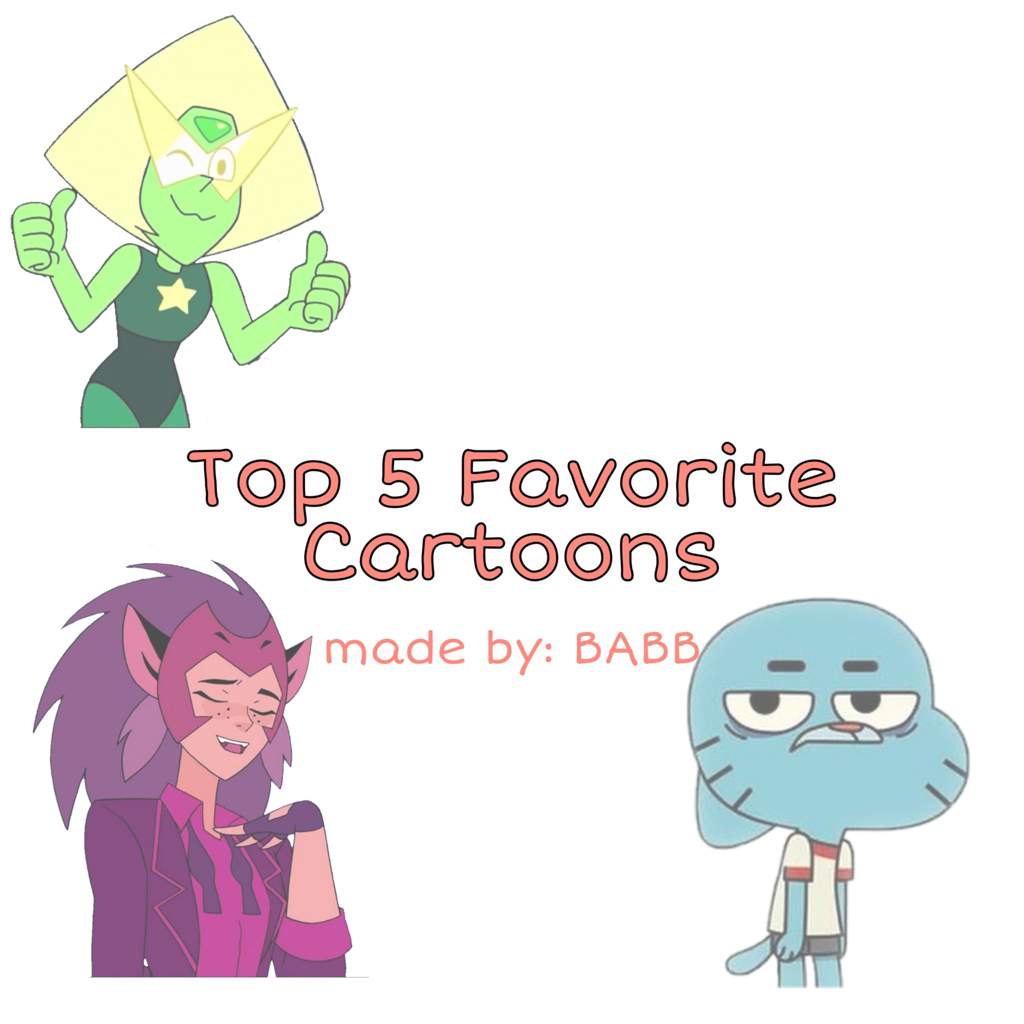 Top 5 Favorite Cartoons! | Cartoon Amino