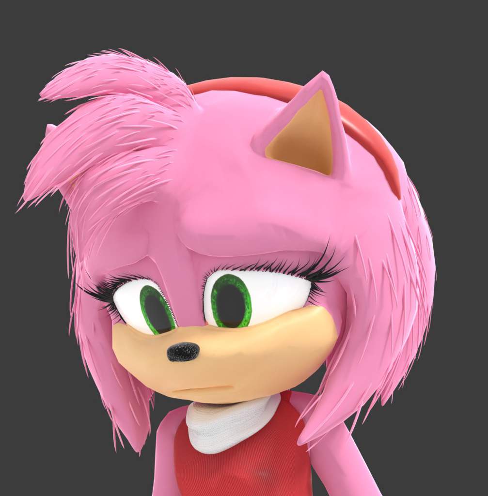 Some expressions from the Sonic Movie with my Amy Rose model8 | Sonic ...