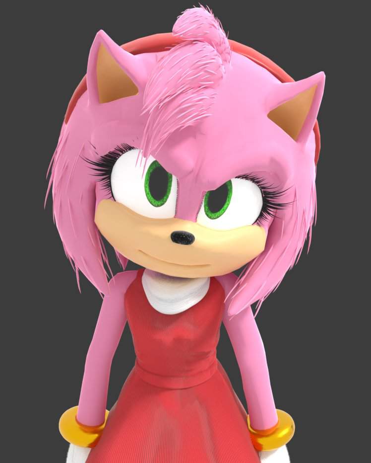 Some Expressions From The Sonic Movie With My Amy Rose Model8 Sonic The Hedgehog Amino 