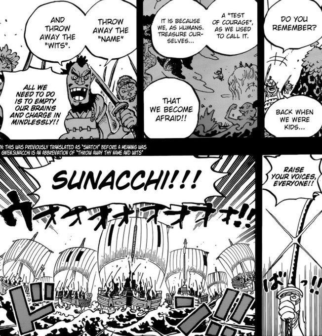 SUNACCHI!!! MANGA SPOILERS | One Piece Amino