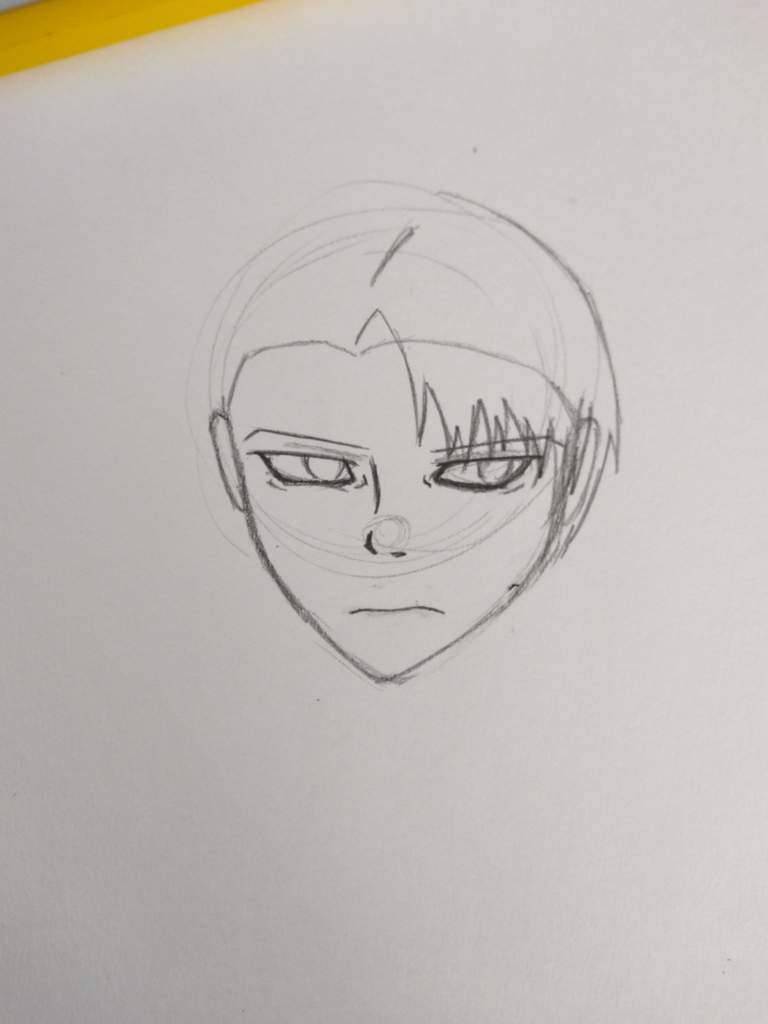 My first attempt at drawing Captain Levi! | Attack On Titan Amino