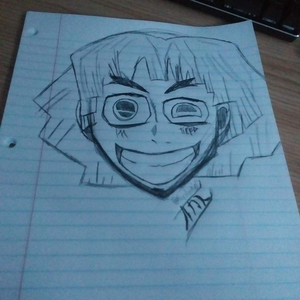 my evil zenitsu drawing! I hope you like it 🥺 ️ | Demon Slayer: Kimetsu