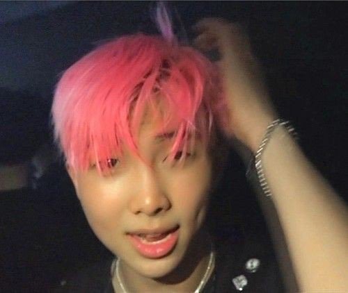 i pray to namjesus that we get a pink haired namjoon comeback for ...