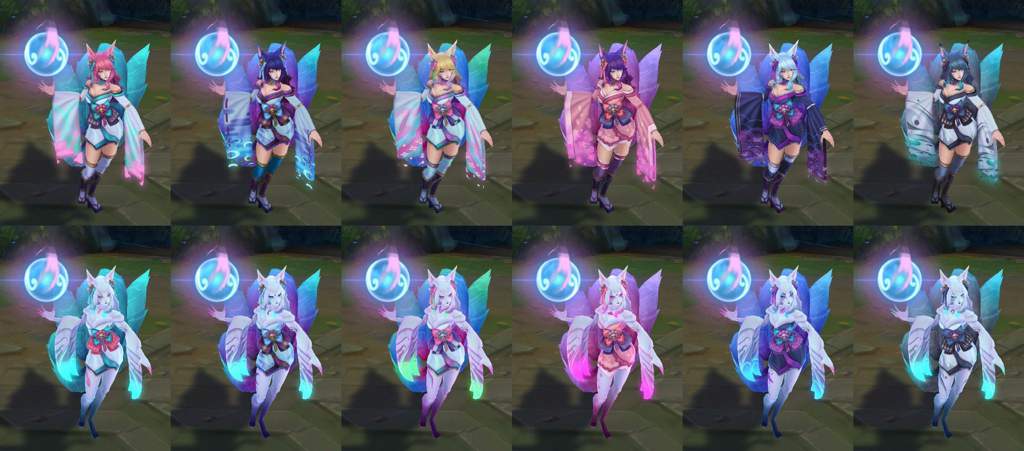 ¿Mejor chroma de Ahri Flor Espiritual? | League of Legends en Español Amino