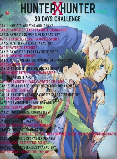 Day 3 Of The Hunter X Hunter Challenge Hunter X Hunter Amino