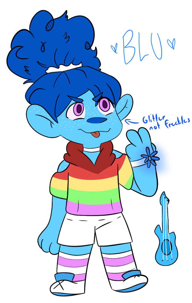 My pop troll oc Blu! | 🌈Trolls' Amino🌈 Amino