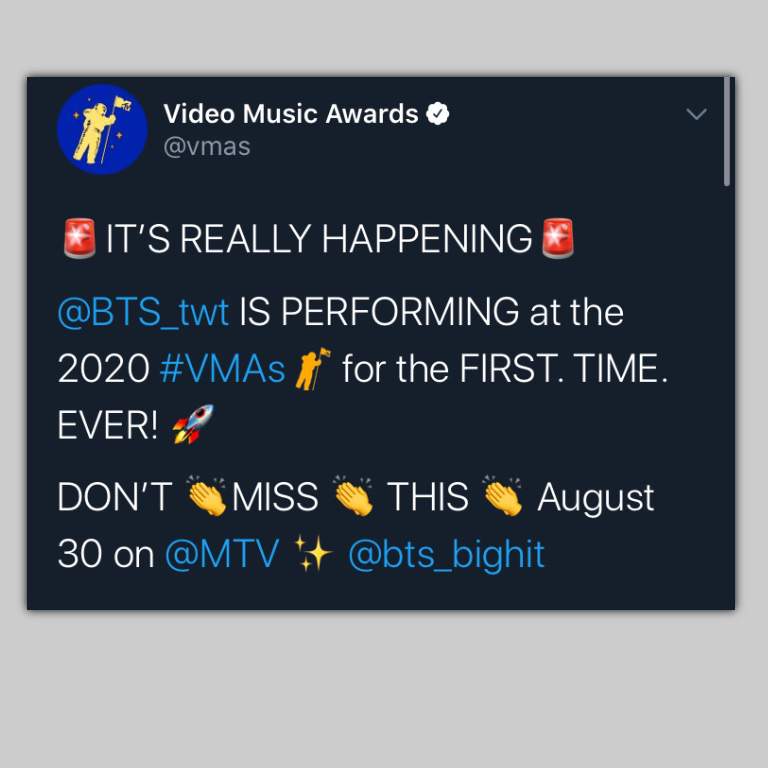 [NEWS] BTS DYNAMITE CONTENT SCHEDULE & PERFORMING AT THE VMAs FOR THE