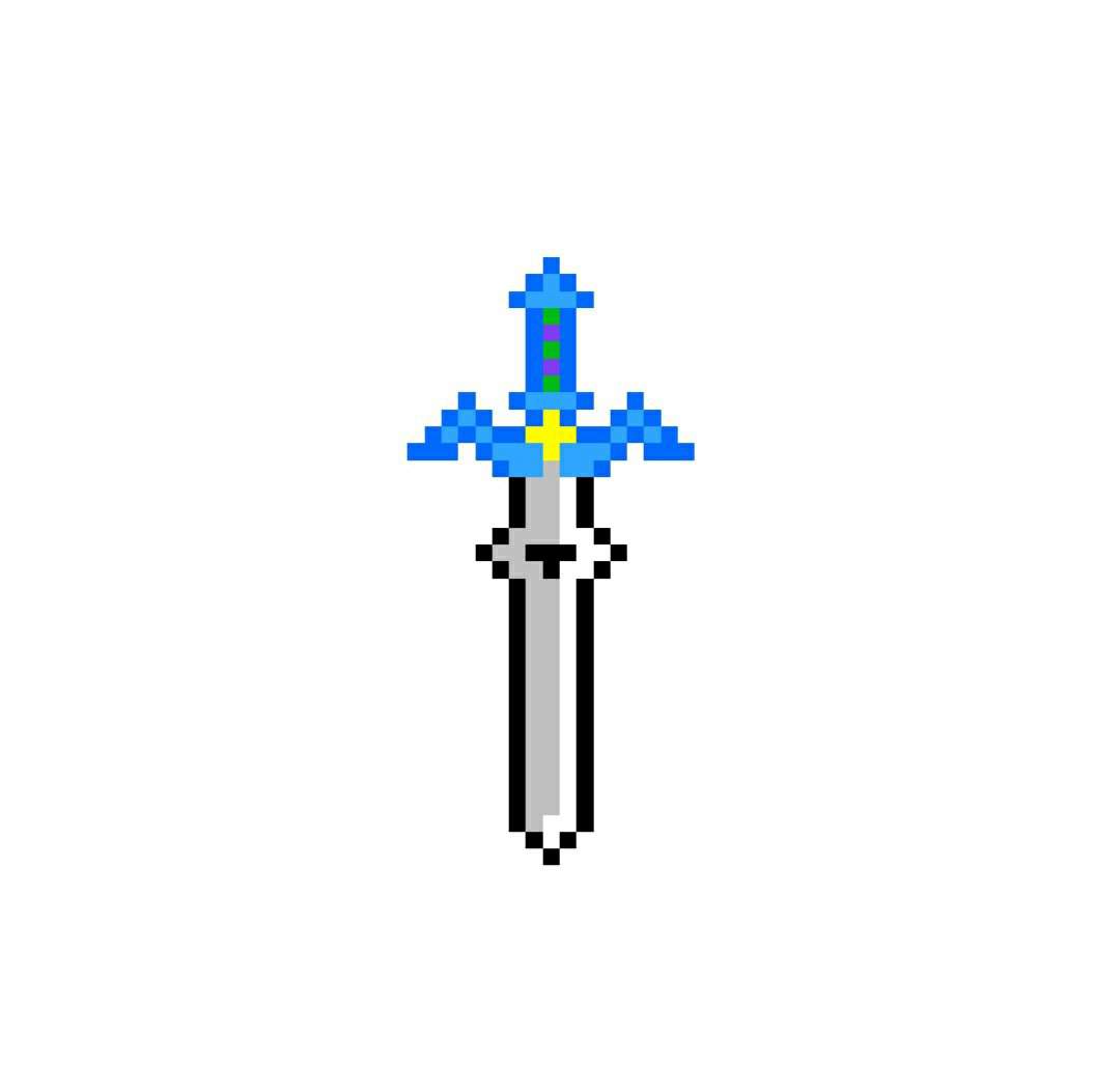 Master Sword Pixel Art | Zelda Amino