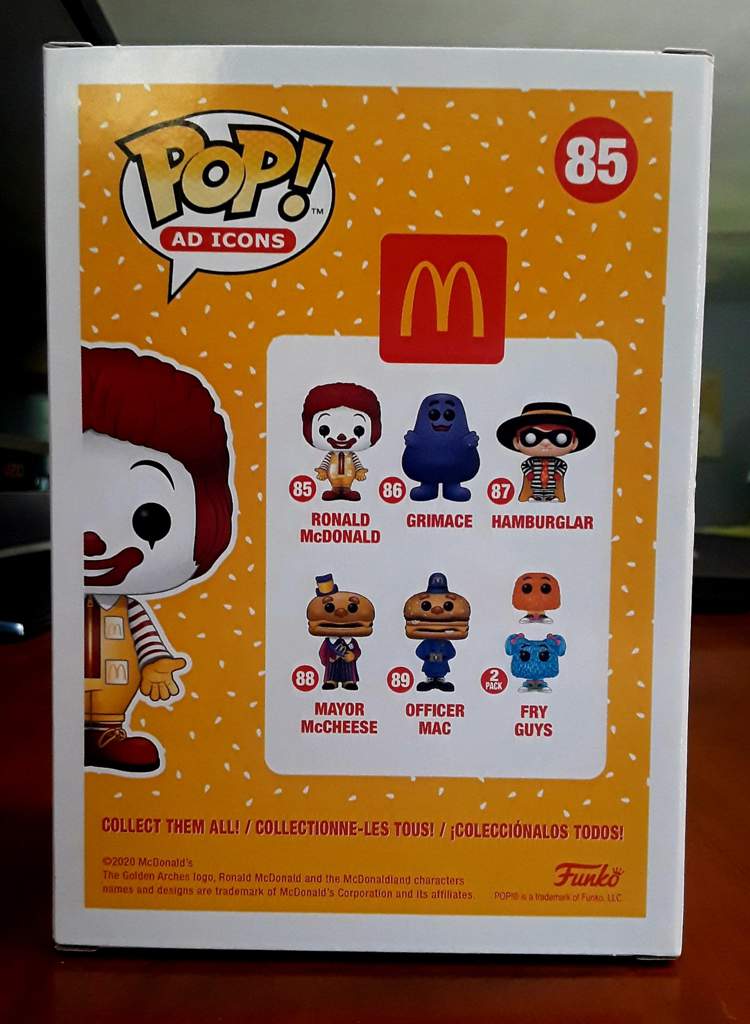 ronald mcdonald diamond funko pop