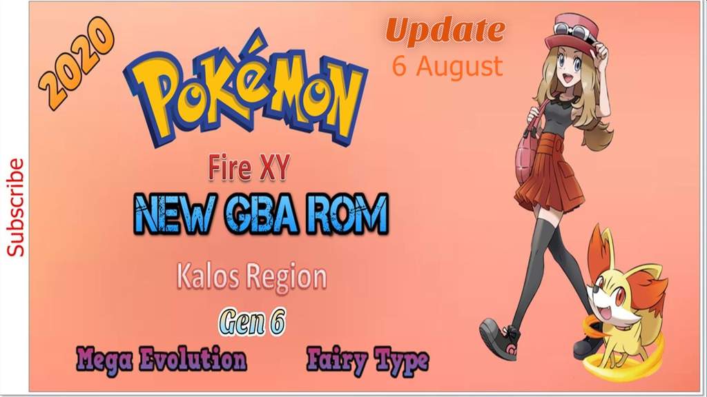 Update Pokemon Fire Xy New Gba 2020 With Kalos Region Mega Evolution Fairy Type New Story Gen 6 Pokemon Amino