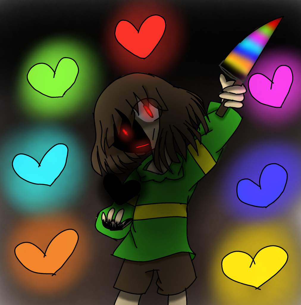 Chara from S1 redraw | Glitchtale Amino