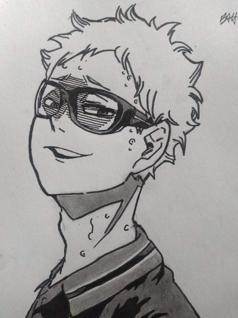 Kei Tsukishima manga style drawing. | Anime Amino