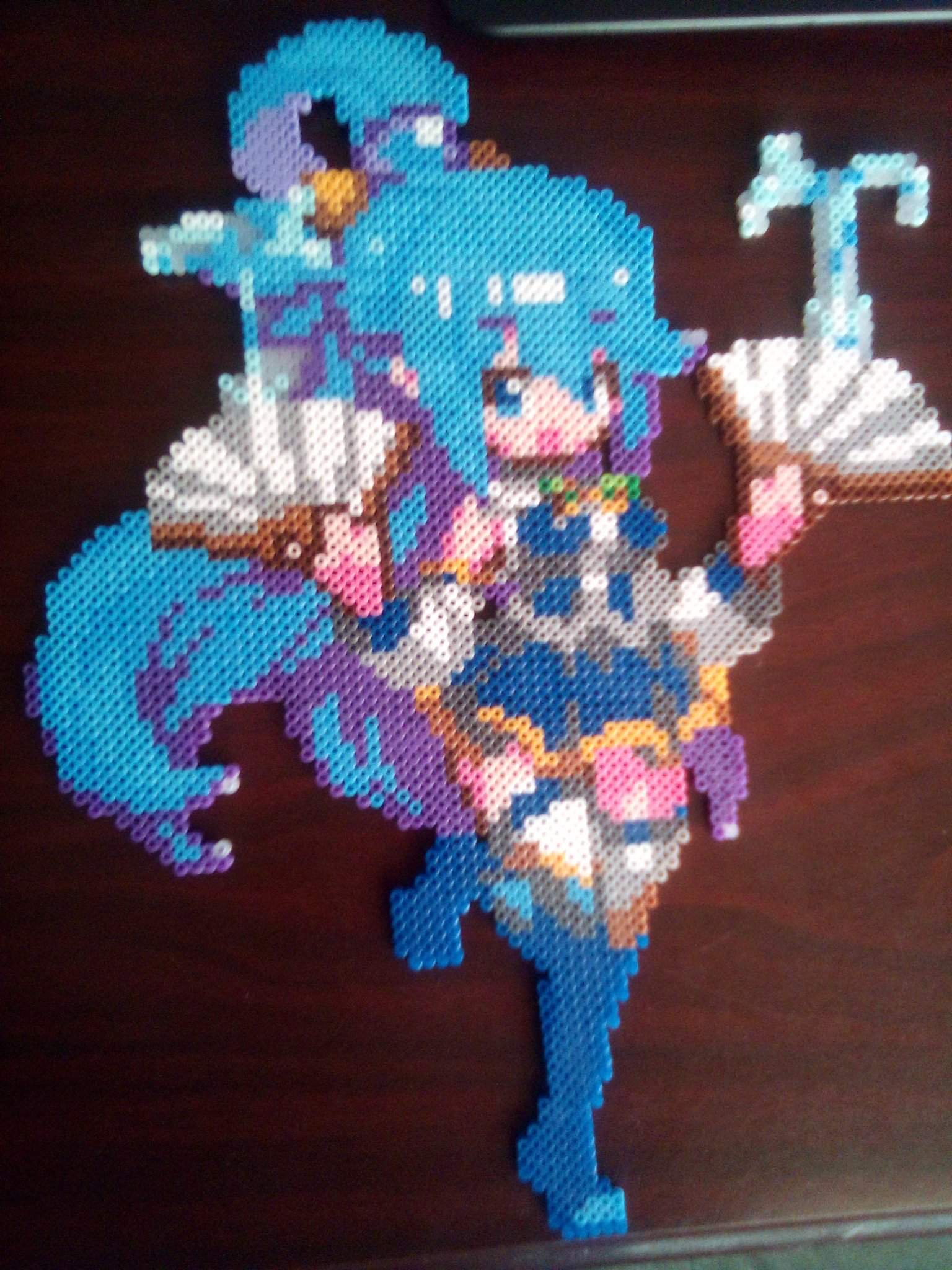 Aqua from konosuba | Pixel Art Amino