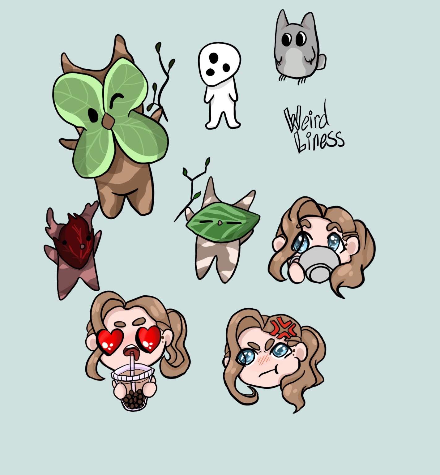 Emotes,koroks, and studio ghibli stuff | Arts And OCs Amino