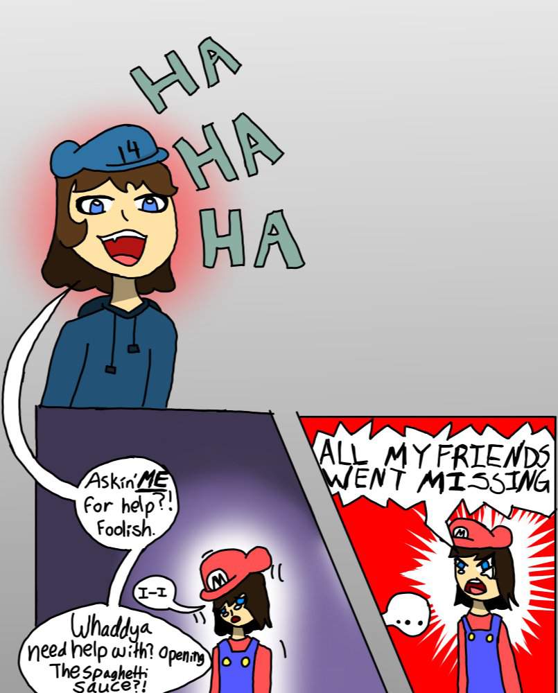 Comic strip of an AU of the arc | SMG4 Amino