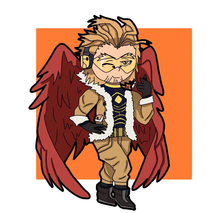 Hawks Bnha Fanart Chibi - Gatobrujo On Twitter Hawks Received A Tiny ...