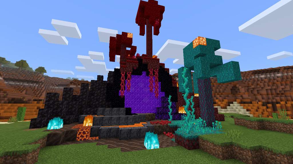 Onminous Nether Portal Minecraft Amino