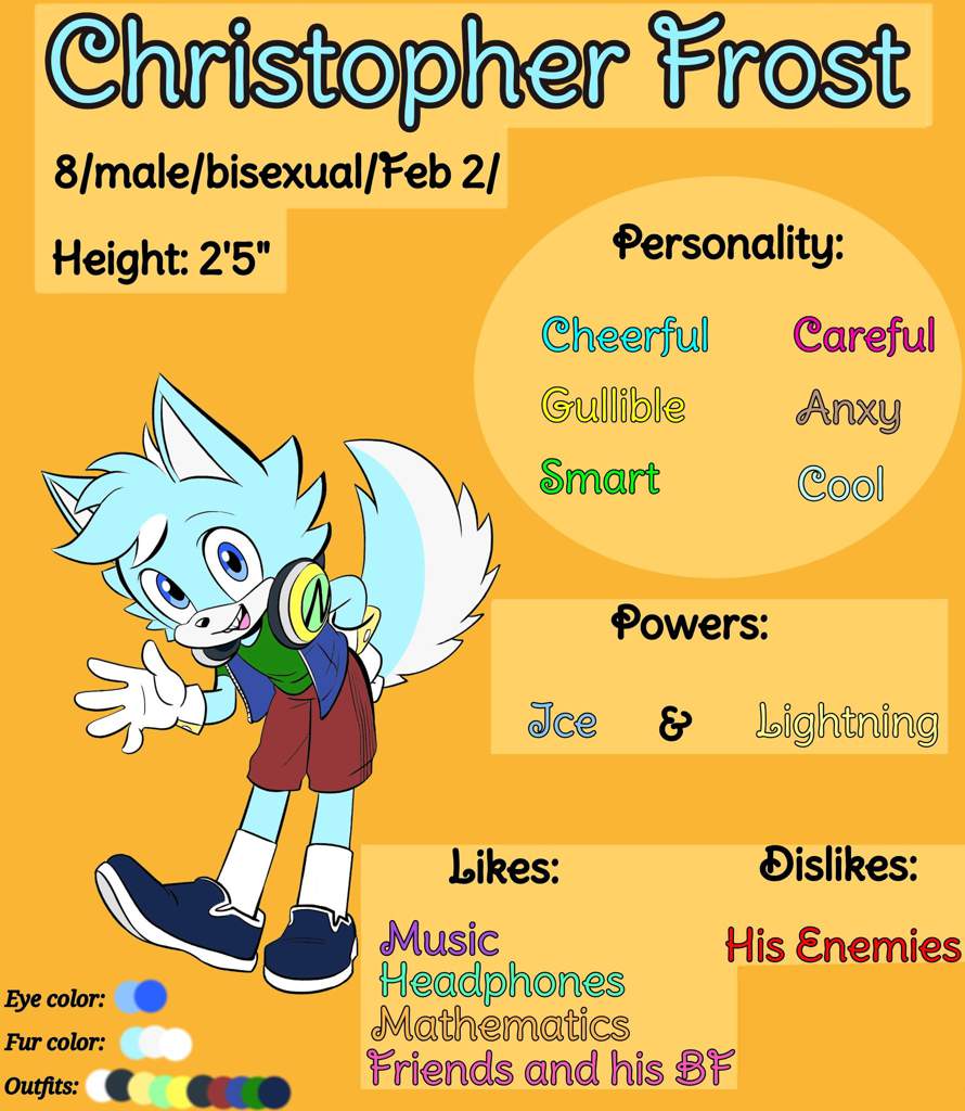 Oc Reference. | Sonic the Hedgehog! Amino