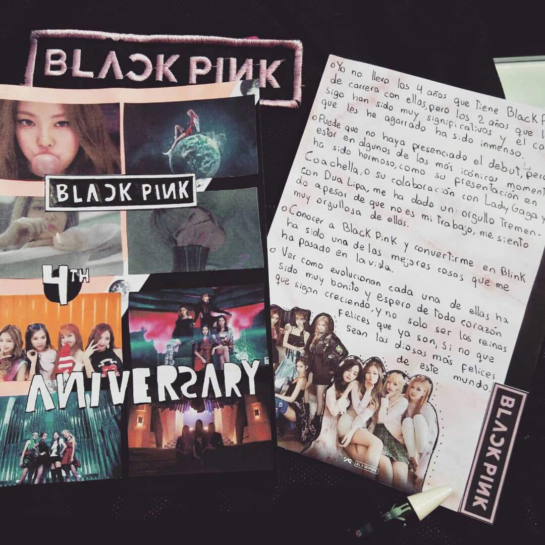 Blackpink 4ᵗʰ Anniversary Spread | ʚK-pop Journalɞ Amino