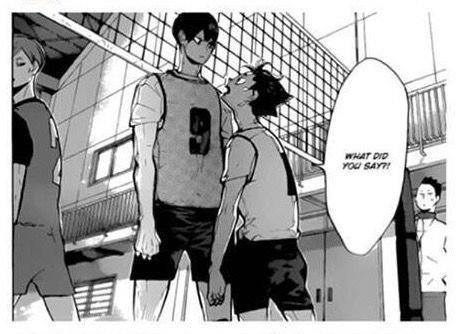 Nishinoya be like — 4'-11 but I'm not afraid of you 6 feet asshole ...