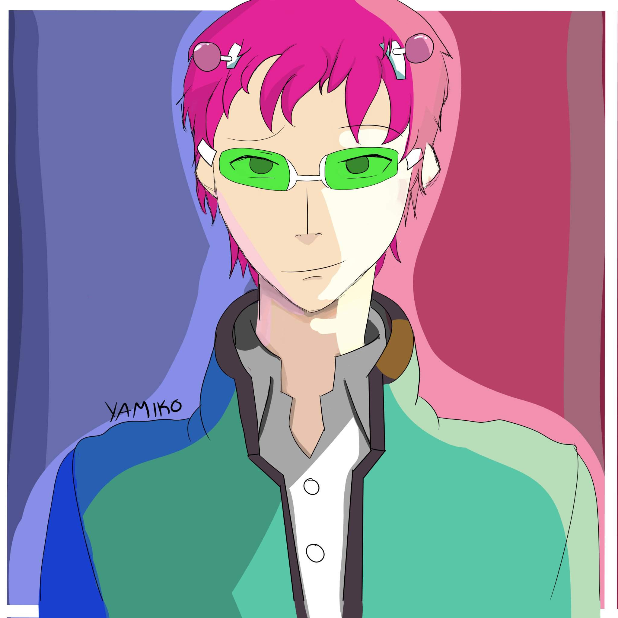 Finished Saiki Fanart | Art Amino