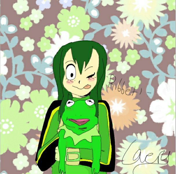 Tsuyu and Kermit. The ribbit pals 🐸 | My Hero Academia Amino