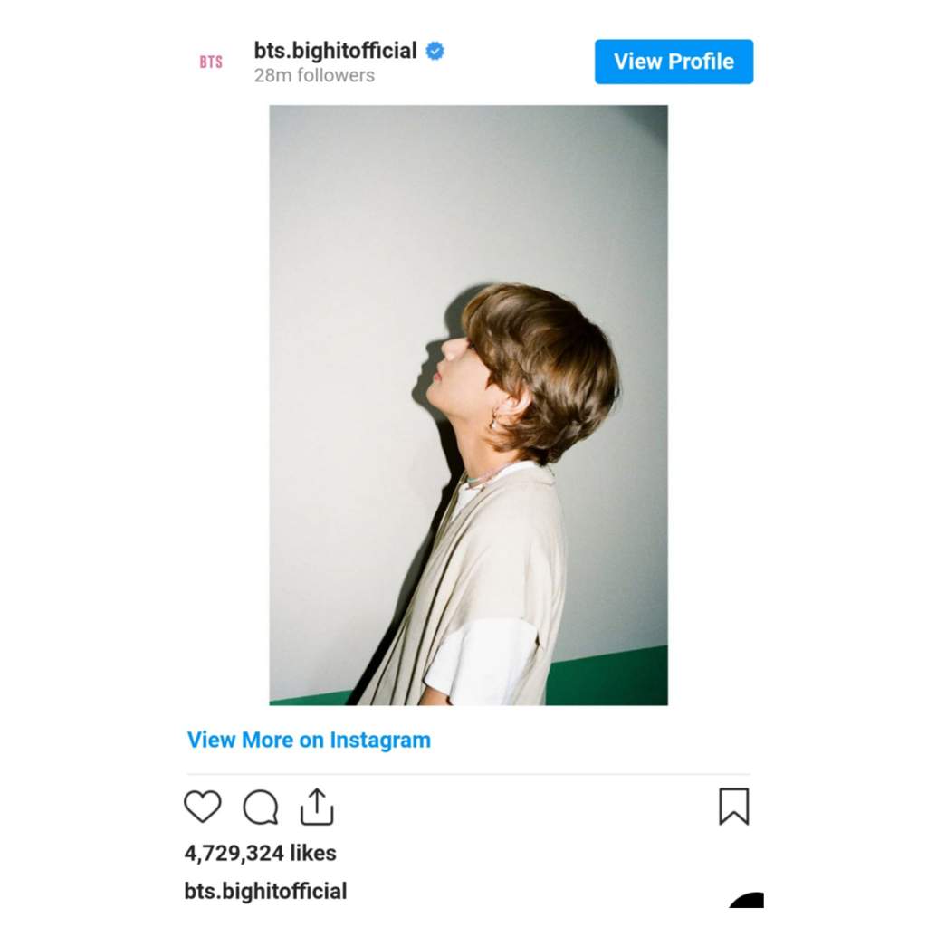 News Bts V Sets A New Instagram Record With His Teaser Picture Kim Taehyung Amino