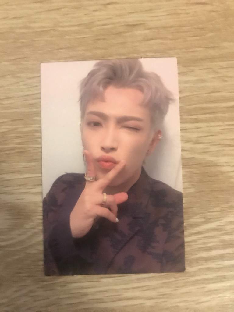 here’s my answer hongjoong photo card to spice up your day because ...