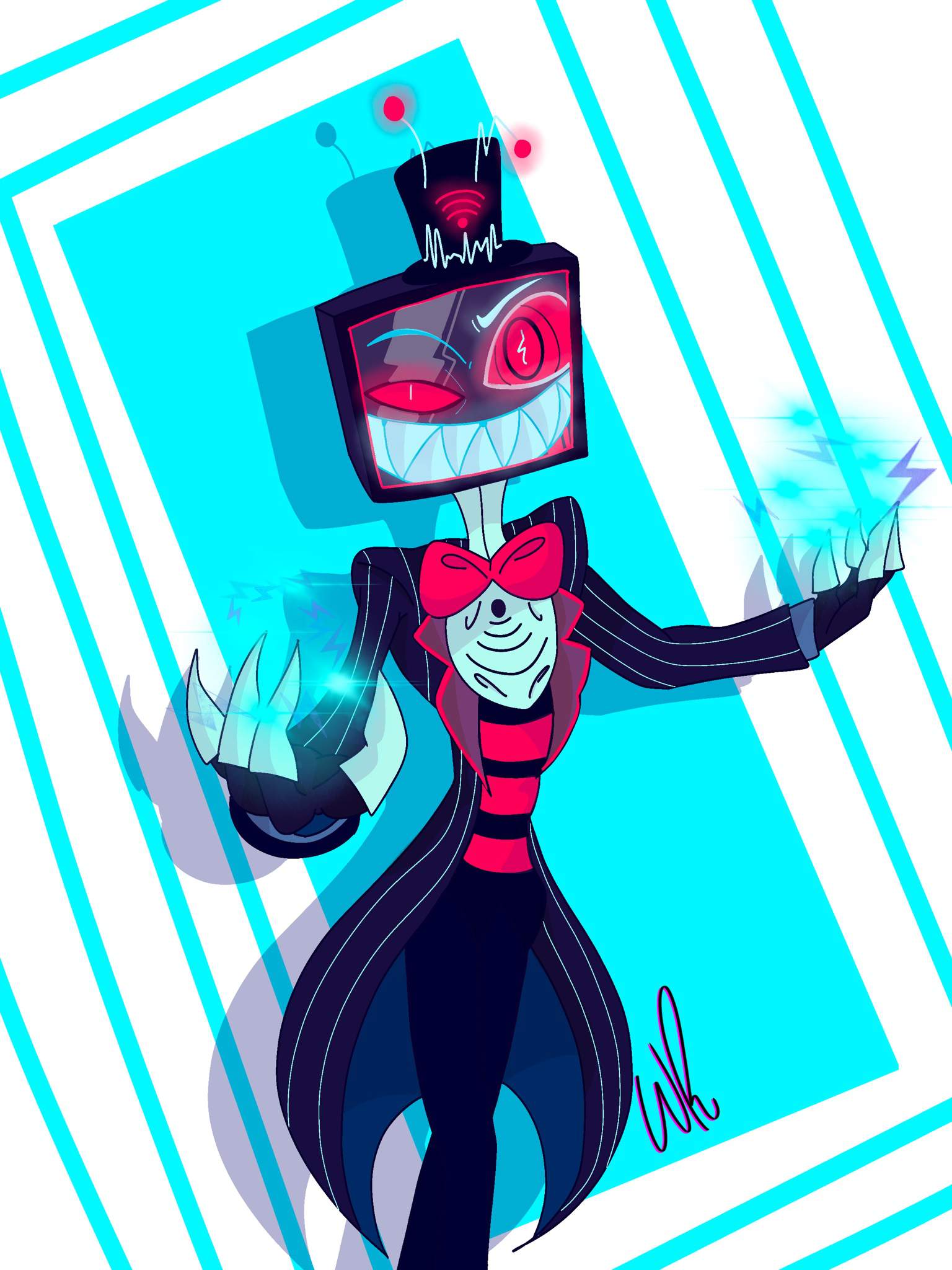 Digital Tv man | Hazbin Hotel (official) Amino