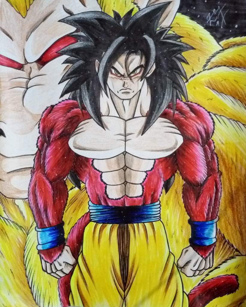 Drawing Goku Super Saiyan 4 | DragonBallZ Amino