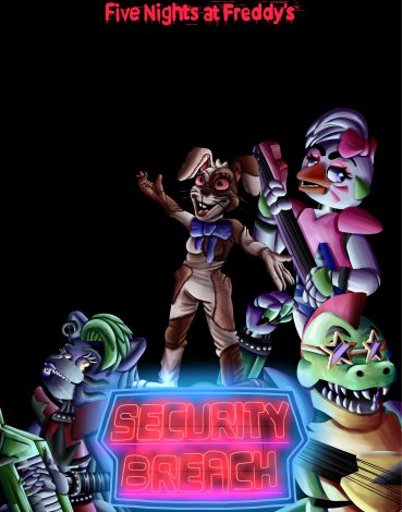 Fnaf: Security Breach poster | Five Nights At Freddy's Amino