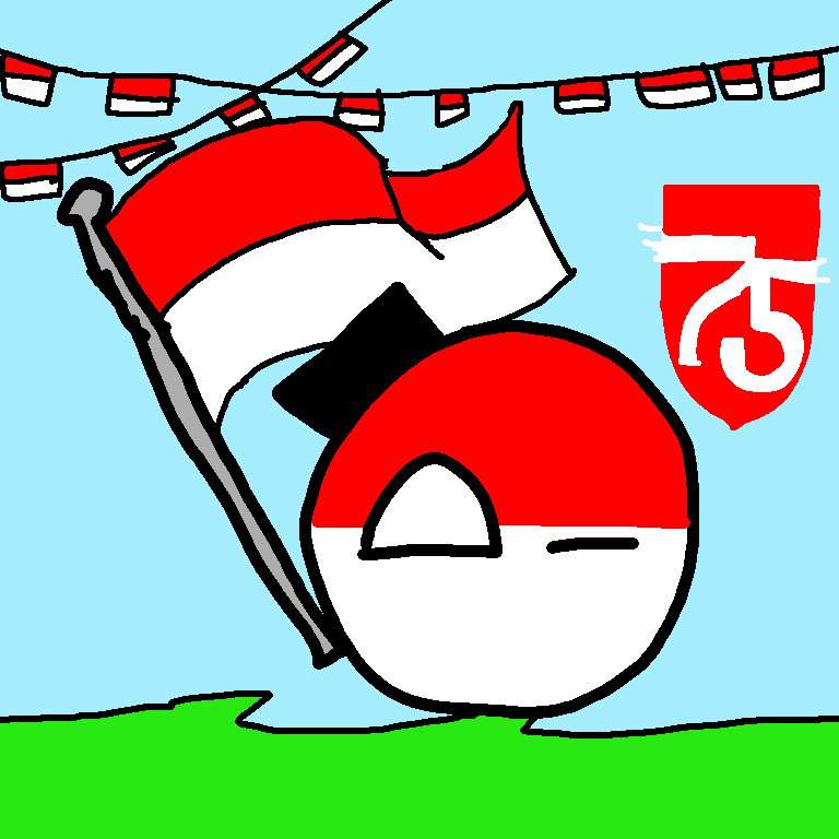 Happy indonesia day! | Worlds of countryballs Amino