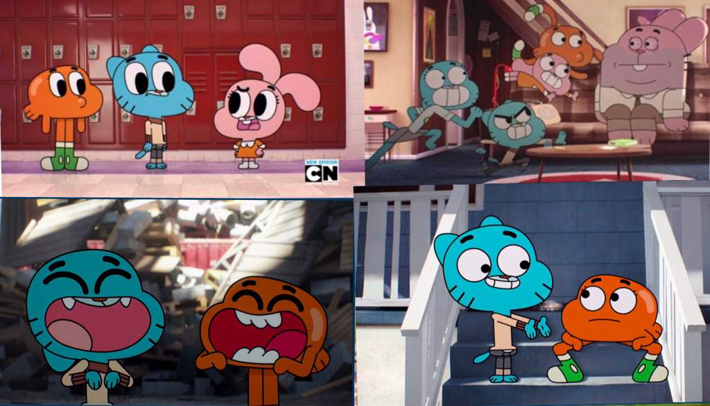 Gumball in the 4 main Tom and Jerry animator style | Amazing World Of ...