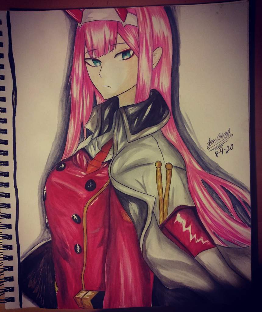 Как нарисовать zero two